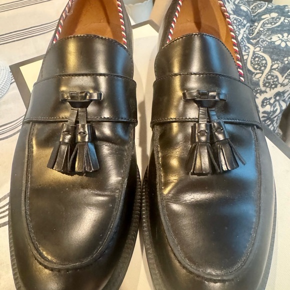 NiB Gucci Loafers with tassels and B/R/B detail in Black - Picture 11 of 13